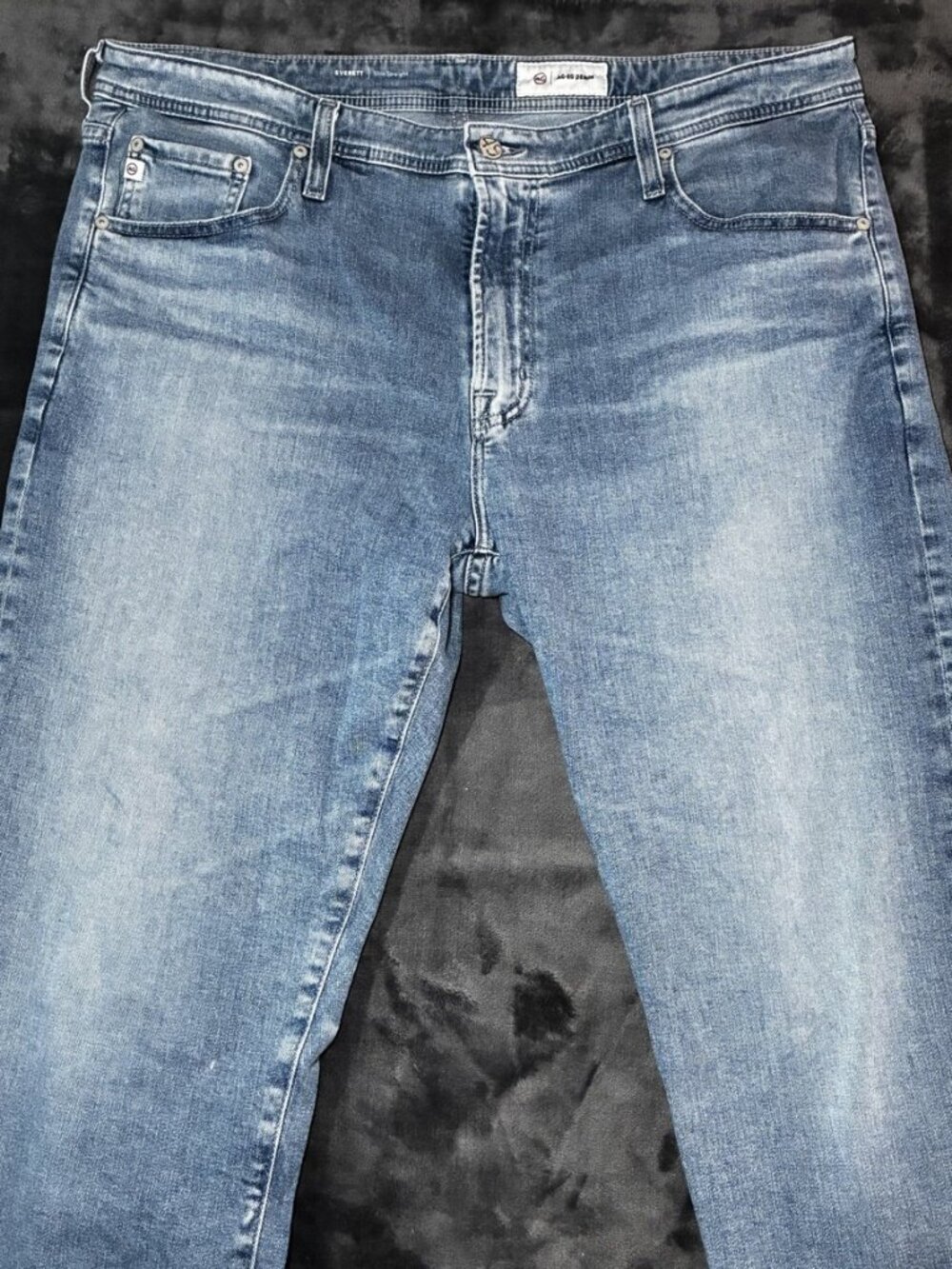 AG Adriano Goldschmied Everett Slim Straight Jeans | Men's 38 Blue